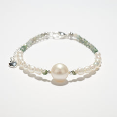 Pearl Aquatic Agate Energy Bracelet