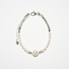 Pearl Aquatic Agate Energy Bracelet