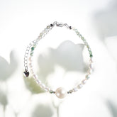 Pearl Aquatic Agate Energy Bracelet