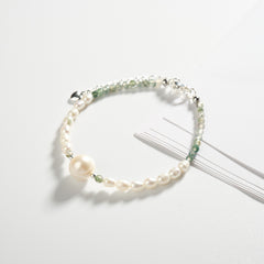 Pearl Aquatic Agate Energy Bracelet