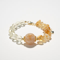 Yellow Rutilated Quartz Abundance Bracelet