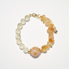 Yellow Rutilated Quartz Abundance Bracelet