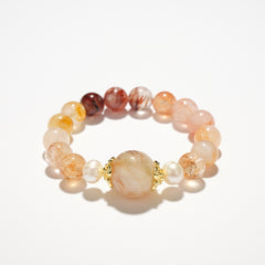 Rutilated Quartz Balance Bracelet