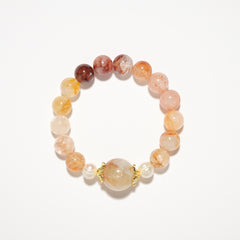 Rutilated Quartz Balance Bracelet
