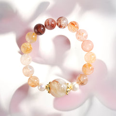 Rutilated Quartz Balance Bracelet