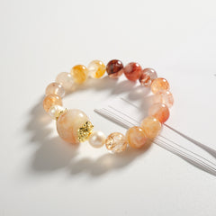 Rutilated Quartz Balance Bracelet