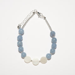 Shell Aquamarine Calm Bracelet
