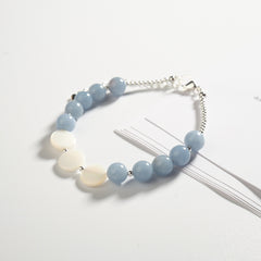 Shell Aquamarine Calm Bracelet