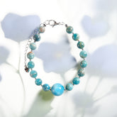 Blue Kunzite apatite Emotional Wisdom Bracelet