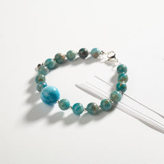 Blue Kunzite apatite Emotional Wisdom Bracelet