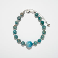 Blue Kunzite apatite Emotional Wisdom Bracelet