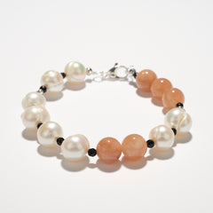 Sunset Pearl Balance Bracelet