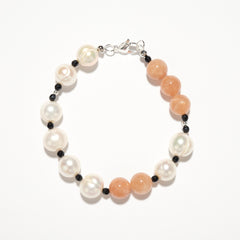 Sunset Pearl Balance Bracelet