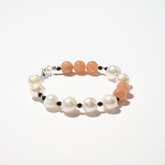 Sunset Pearl Balance Bracelet