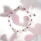 Round disc Shell Expression Nourishment Bracelet