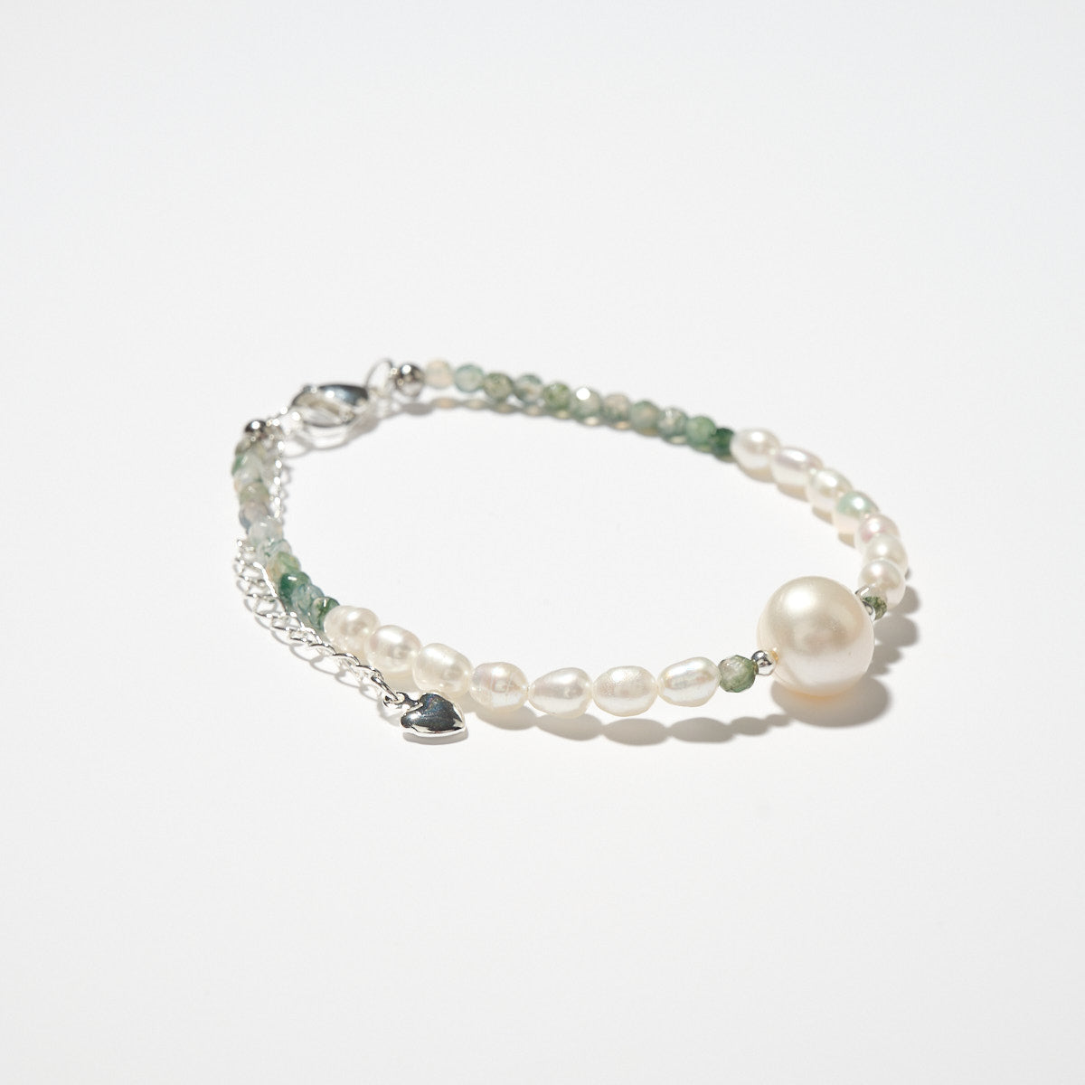 Pearl Aquatic Agate Energy Bracelet