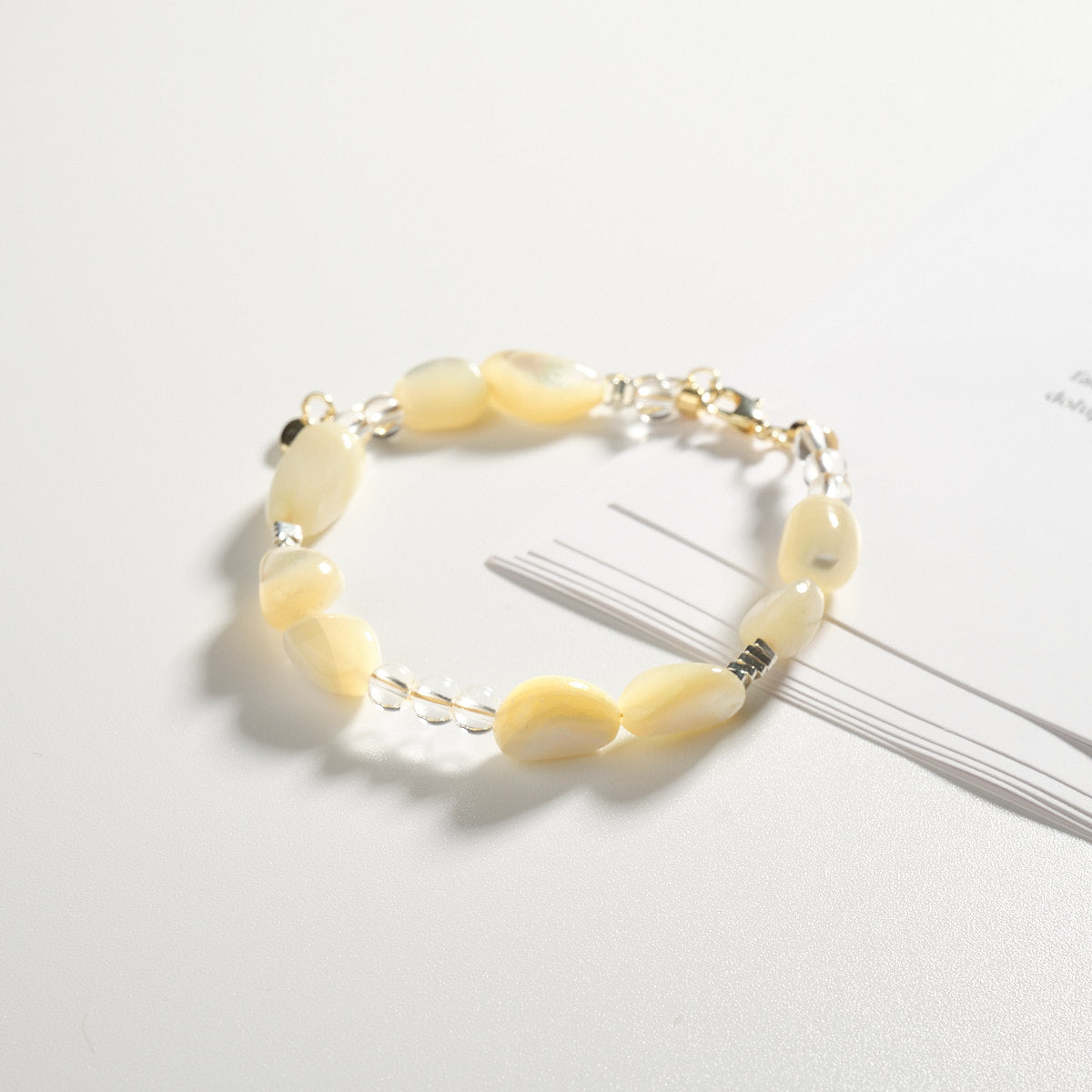 Yellow Shell Luck - Attracting Bracelet