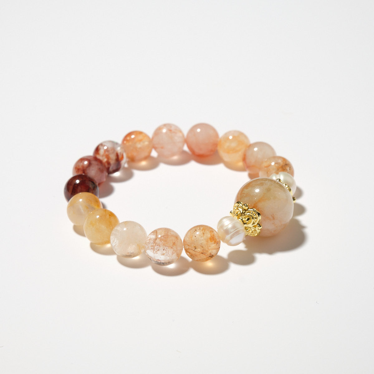 Rutilated Quartz Balance Bracelet