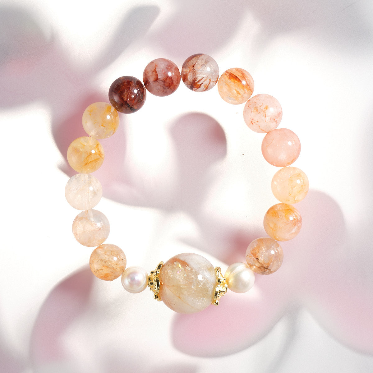 Rutilated Quartz Balance Bracelet